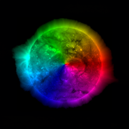 Sunlight Separated By Color